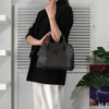 Celine Macadam PVC/皮革手提包 黑色