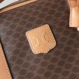 セリーヌ マカダム PVC ボストンバッグ ブラウン - NEWSED