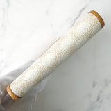 セリーヌ マカダム PVC / レザー 二つ折り財布 ホワイト / ベージュ - NEWSED