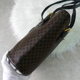 セリーヌ マカダム PVC レザー トートバッグ バケツ型 ブラウン / ブラック - NEWSED