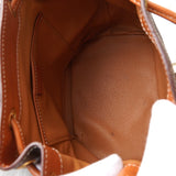 セリーヌ マカダム PVC / レザー ストライプ リュックサック ブラウン - NEWSED