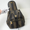 Fendi Pecan PVC/Leather Backpack in Khaki/Black
