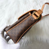 Celine Macadam Gancini PVC Shoulder Bag in Brown