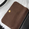 Loewe Velazquez PVC/皮革单肩包 黑色/棕色