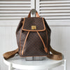 Celine Macadam PVC Backpack in Brown