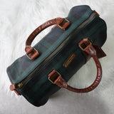 ポロ ラルフローレン チェック柄 PVC ミニボストンバッグ ハンドバッグ グリーン - NEWSED