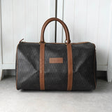 クリスチャン ディオール ヴィンテージ ハニカム柄 PVC ボストンバッグ ハンドバッグ ブラウン系 - NEWSED