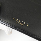 セリーヌ マカダム PVC / レザー 二つ折り財布 ブラック - NEWSED
