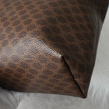 セリーヌ マカダム PVC / レザー トートバッグ ブラウン - NEWSED