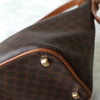 Celine Macadam PVC/皮革单肩包迷你包棕色