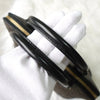 Celine Bolide Macadam PVC/皮革手提包，独立式，黑色