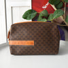 Celine Macadam PVC/Leather Second Bag Pouch Brown