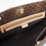 セリーヌ マカダム PVC / レザー トートバッグ ブラウン - NEWSED