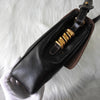 Loewe Velazquez PVC/皮革单肩包 黑色/棕色