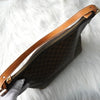 Celine Macadam PVC/皮革单肩包 棕色