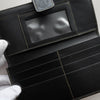 Fendi Pecan PVC Leather Long Wallet Bi-fold Wallet Brown/Black