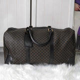 セリーヌ マカダム PVC ボストンバッグ ブラック - NEWSED