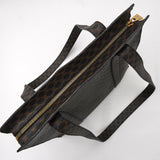 セリーヌ マカダム PVC/レザー トートバッグ ブラック/ブラウン - NEWSED