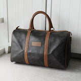 クリスチャン ディオール ヴィンテージ ハニカム柄 PVC ボストンバッグ ハンドバッグ ブラウン系 - NEWSED