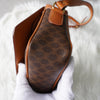 Celine Macadam PVC/Leather Shoulder Bag, Brown
