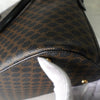 Celine Bolide Macadam PVC/皮革手提包，独立式，黑色