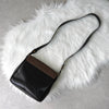 Loewe Velazquez PVC/皮革单肩包 黑色/棕色