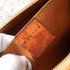 Celine Macadam PVC/Leather Second Bag Pouch Brown