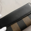 Fendi Pecan PVC Leather Long Wallet Bi-fold Wallet Brown/Black
