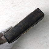 セリーヌ トリオンフ PVC/レザー コンパクトウォレット 三つ折り財布 ブラウン - NEWSED