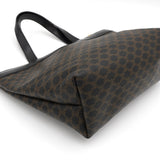 セリーヌ ヴィンテージ マカダム PVC/レザー ハンドバッグ ブラック - NEWSED