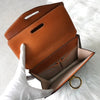 Celine Macadam 棕色 PVC 翻盖手提包