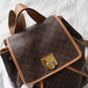 Celine Macadam PVC Backpack in Brown