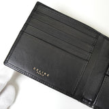 セリーヌ マカダム PVC / レザー 二つ折り財布 ブラック - NEWSED