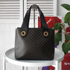 Celine Macadam PVC/皮革手提包 黑色