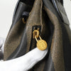 Fendi Pecan PVC/Leather Backpack in Khaki/Black