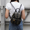 Fendi Pecan PVC/Leather Backpack in Khaki/Black