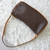 Celine Vintage Macadam One Shoulder Bag Mini Bag Handbag PVC/Leather Brown