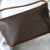 Celine Macadam PVC/皮革单肩包迷你包棕色