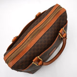 セリーヌ ヴィンテージ マカダム PVC/レザー ミニボストンバッグ ブラウン - NEWSED