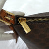 Celine Macadam PVC/皮革单肩包迷你包棕色