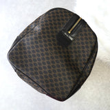 セリーヌ マカダム PVC / レザー ボストンバッグ ブラック - NEWSED