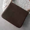 Celine Vintage Macadam PVC/Leather One Shoulder Bag Brown Deadstock