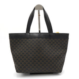 セリーヌ ヴィンテージ マカダム PVC/レザー ハンドバッグ ブラック - NEWSED