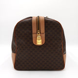 セリーヌ ヴィンテージ マカダム PVC/レザー ボストンバッグ ブラウン - NEWSED