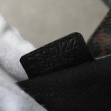 セリーヌ マカダム PVC レザー トートバッグ ハンドバッグ ブラウン ブラック - NEWSED