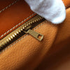 Celine Vintage Macadam PVC/Leather One Shoulder Bag Brown Deadstock