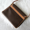 Celine Macadam Gancini PVC Shoulder Bag in Brown