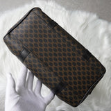 セリーヌ マカダム PVC ミニボストンバッグ ブラック - NEWSED