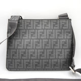 フェンディ ズッカ PVC ショルダーバッグ グレー 7VA247 - NEWSED
