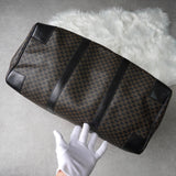 セリーヌ マカダム PVC ボストンバッグ ブラック - NEWSED